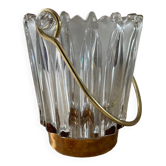 Vintage glass ice bucket