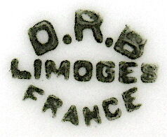 Porcelain vegetable with floral decoration