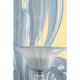 Mid-Century Modern Venetian Azure Style Murano Glass Chandelier With Leaves