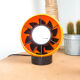 Ventilateur boule Calor orange années 70s