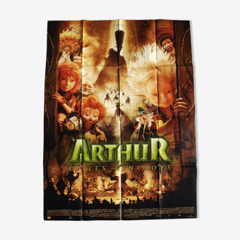 Affiche cinéma originale "Arthur et les minimoys" 120 x 160