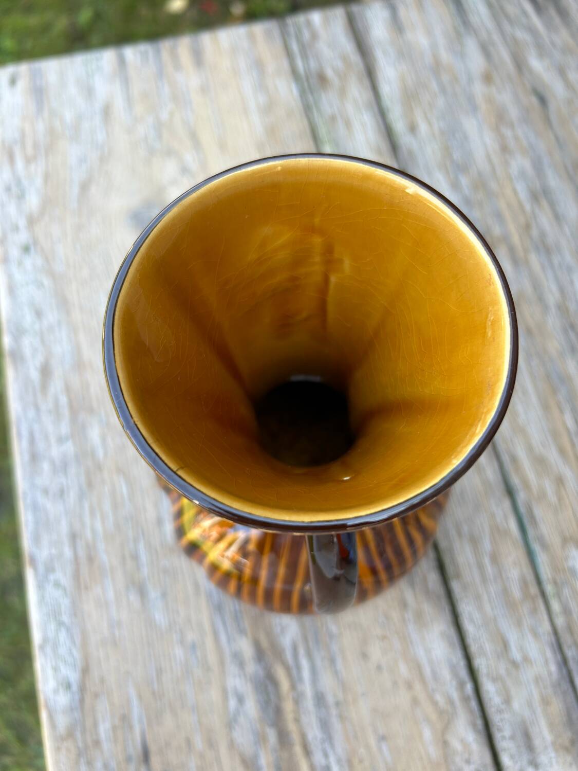 Digoin Domino ceramic vase