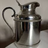 Neo-classical silver-plated metal insulated living room pitcher from Italy, 1970s