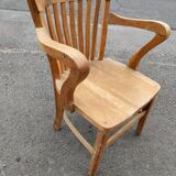 Child office armchair called "American" in oak circa 1920