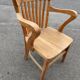 Fauteuil de bureau d'enfant dit "Américain" en chêne vers 1920
