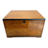 Jugendstil / Art Nouveau Box in Partly Ebonized Solid Oak, Austria, 1900