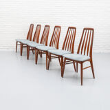 Set of 6 Niels Koefoed Eva Dining Chairs