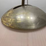 Grande suspension rose en verre de Murano des années 1970