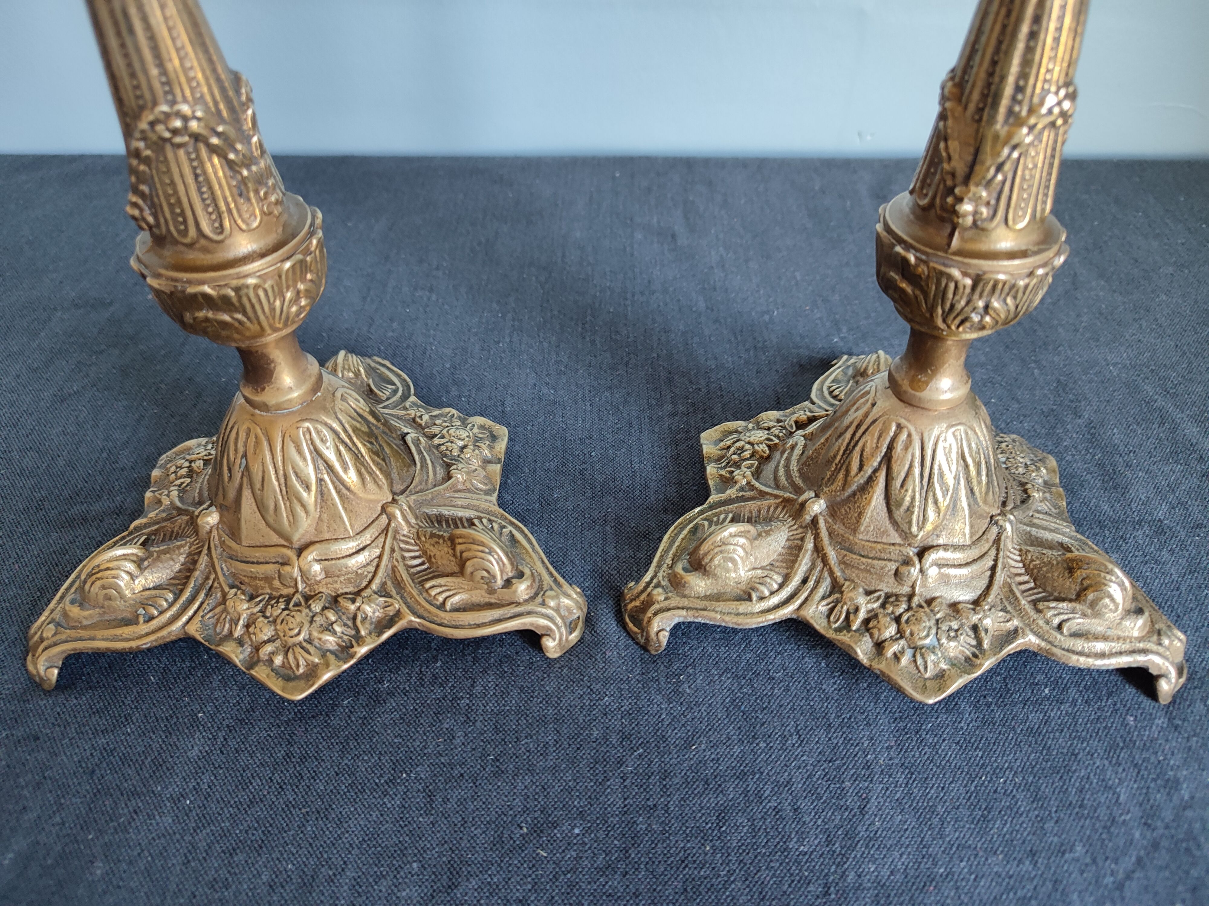 Pair of vintage candlesticks