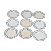 Longwy dessert plates