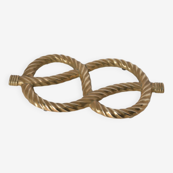 Sailor knot brass trivet