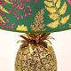 Hollywood Regency pineapple table lamp in brass by Mauro Manetti, Italy, 1970s.
