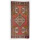 Vintage Accent Rug. Wool Turkish Seat Cover. Rustic Kitchen Rug. Handmade Door Mat. Bath Mat