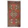 Vintage Accent Rug. Wool Turkish Seat Cover. Rustic Kitchen Rug. Handmade Door Mat. Bath Mat