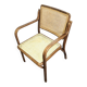 Fauteuil en bois cintré des années 60
