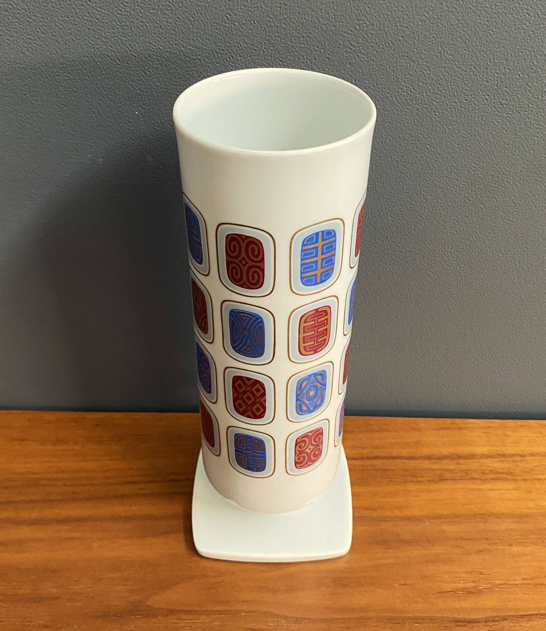 Alka Bavaria Vase on square base 1960s