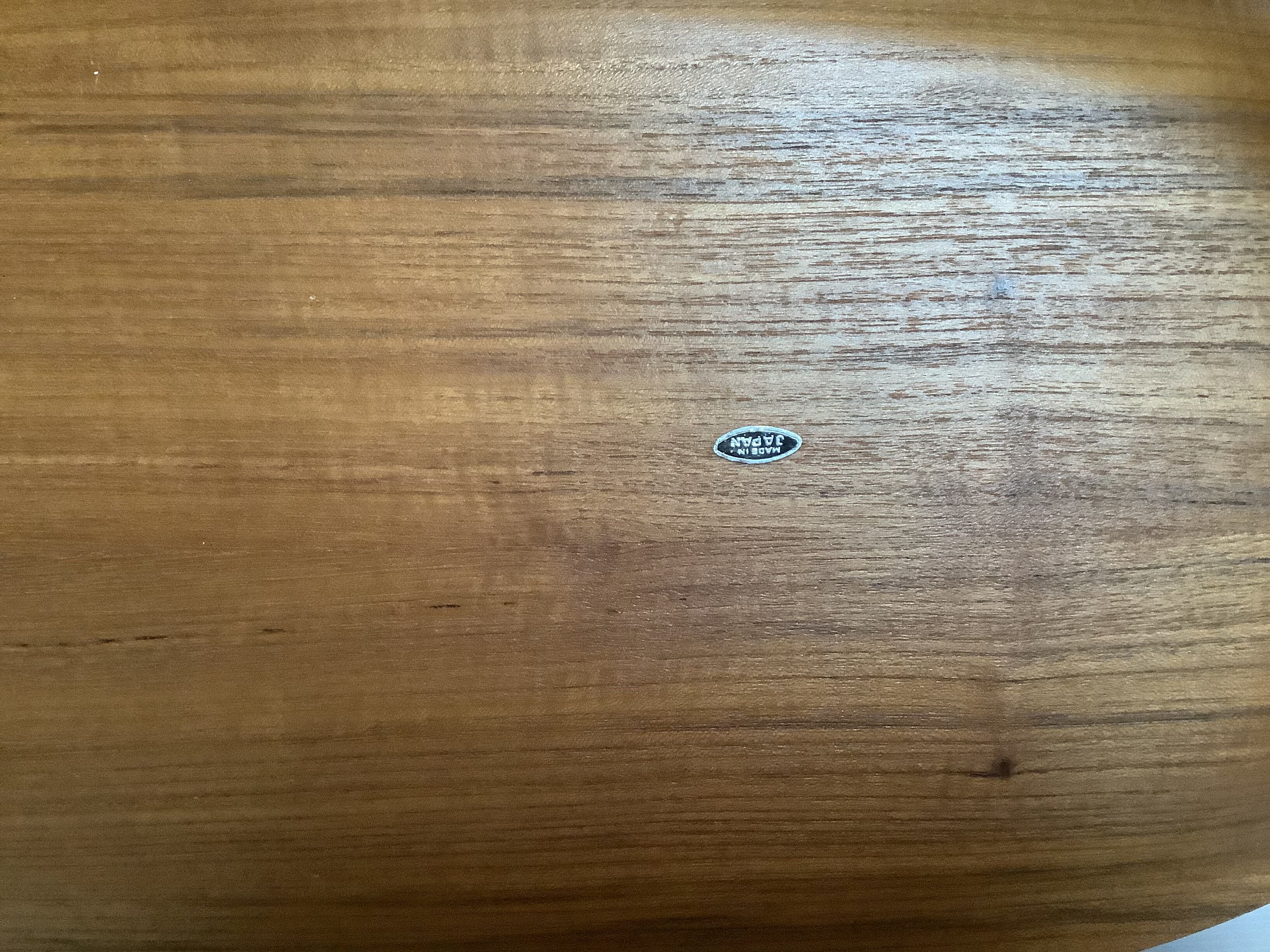 Old wooden tray made in Japan