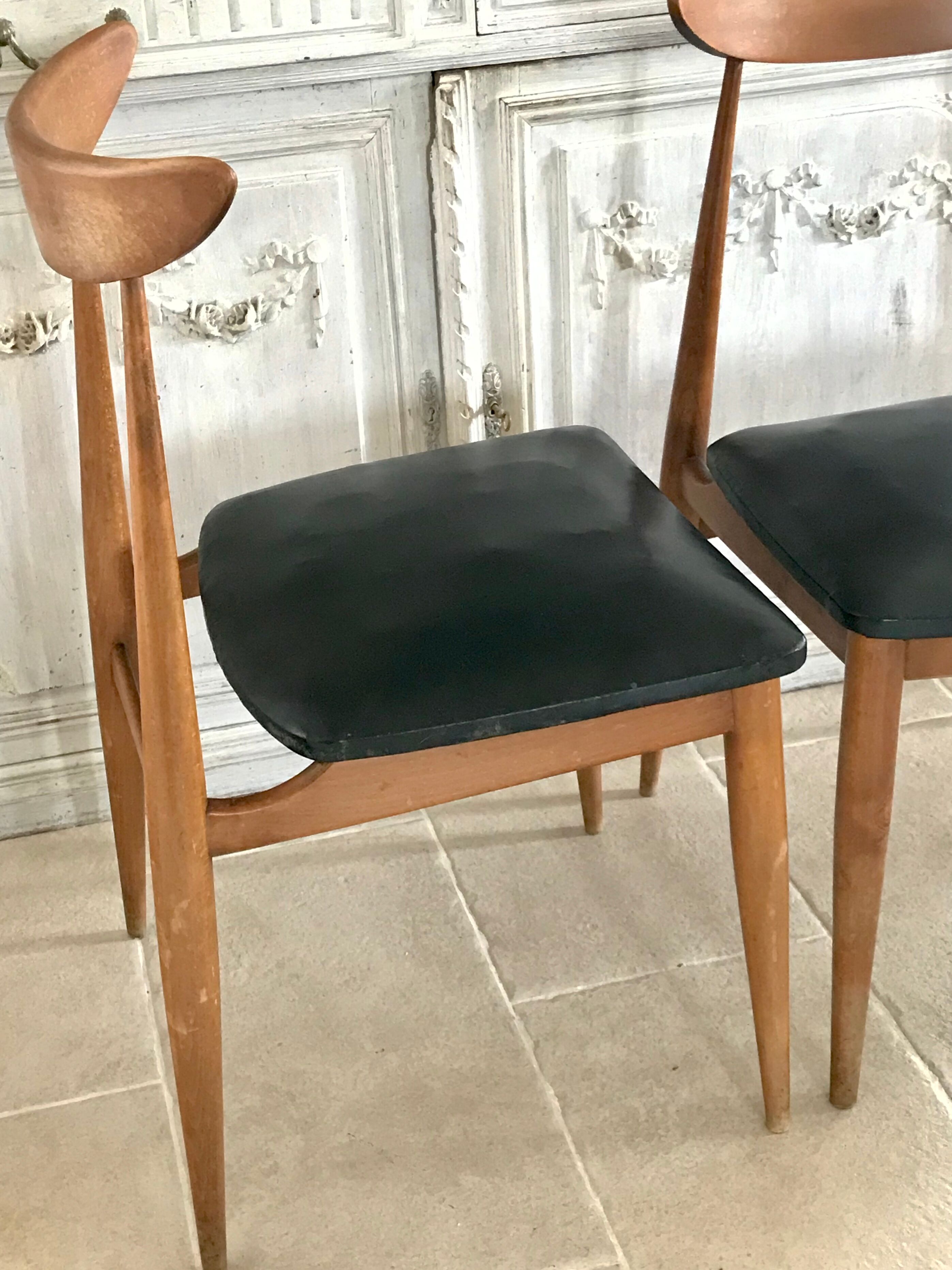 Pair of vintage Scandinavian chairs