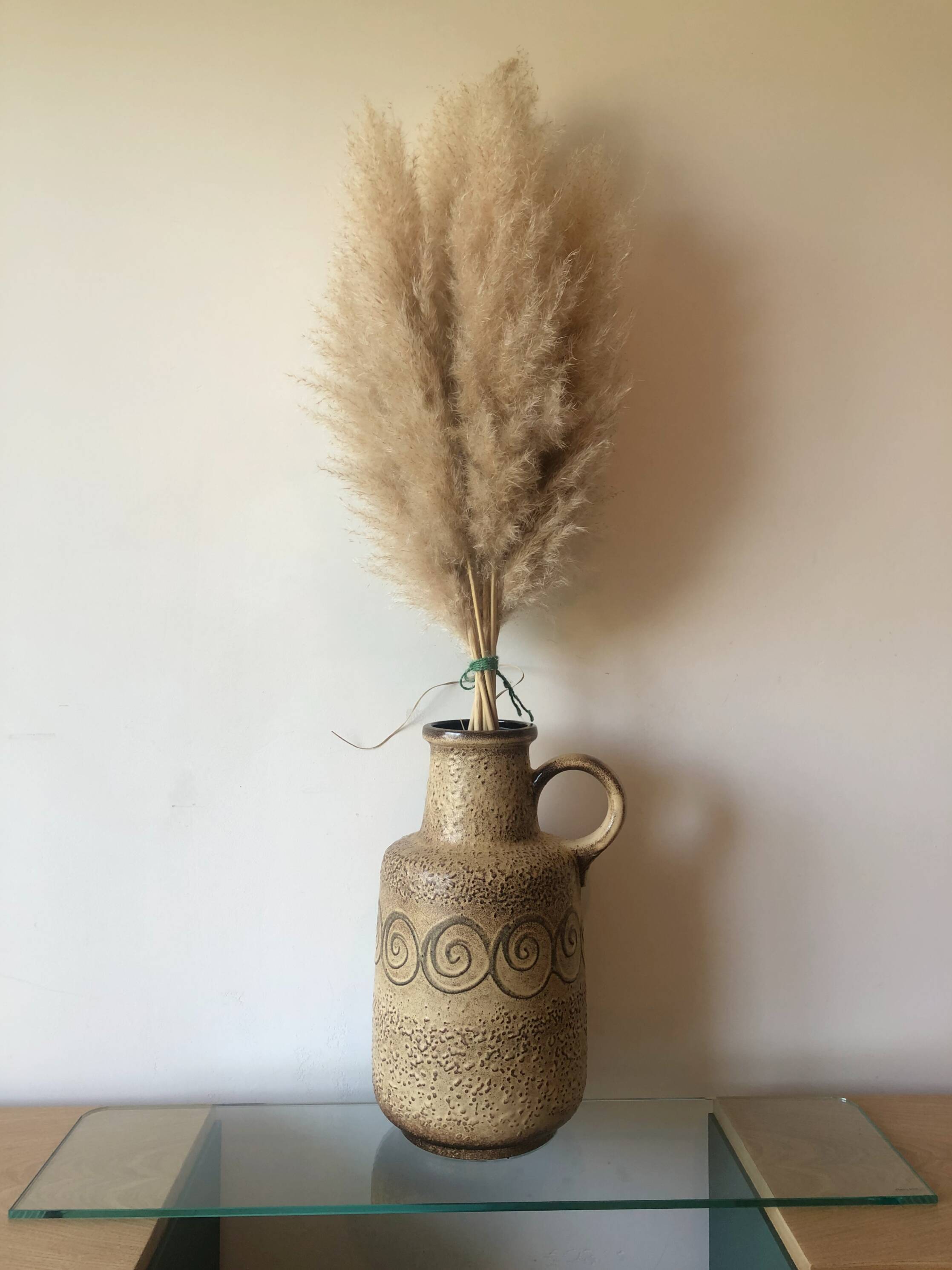 Sandstone pitcher-shaped vase, 70s