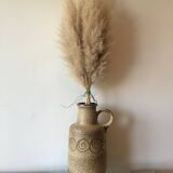 Vase en forme de pichet en grès, années 70