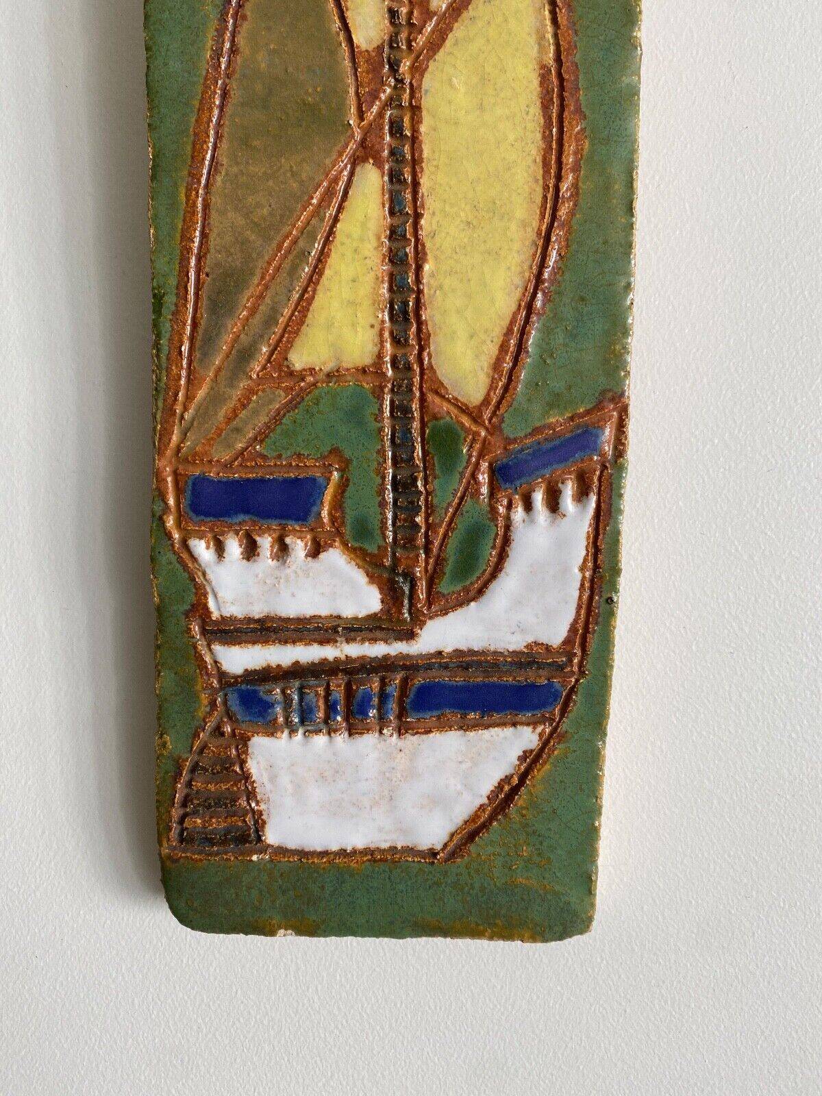 Ceramic plaque The Argonauts Vallauris I. Ferlet and F. Bourguet