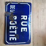 Ancienne plaque de rue