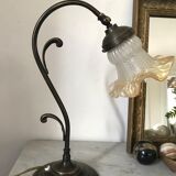 Art nouveau style tulip lamp
