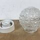 Vintage White Porcelain Wall Light, 1970s