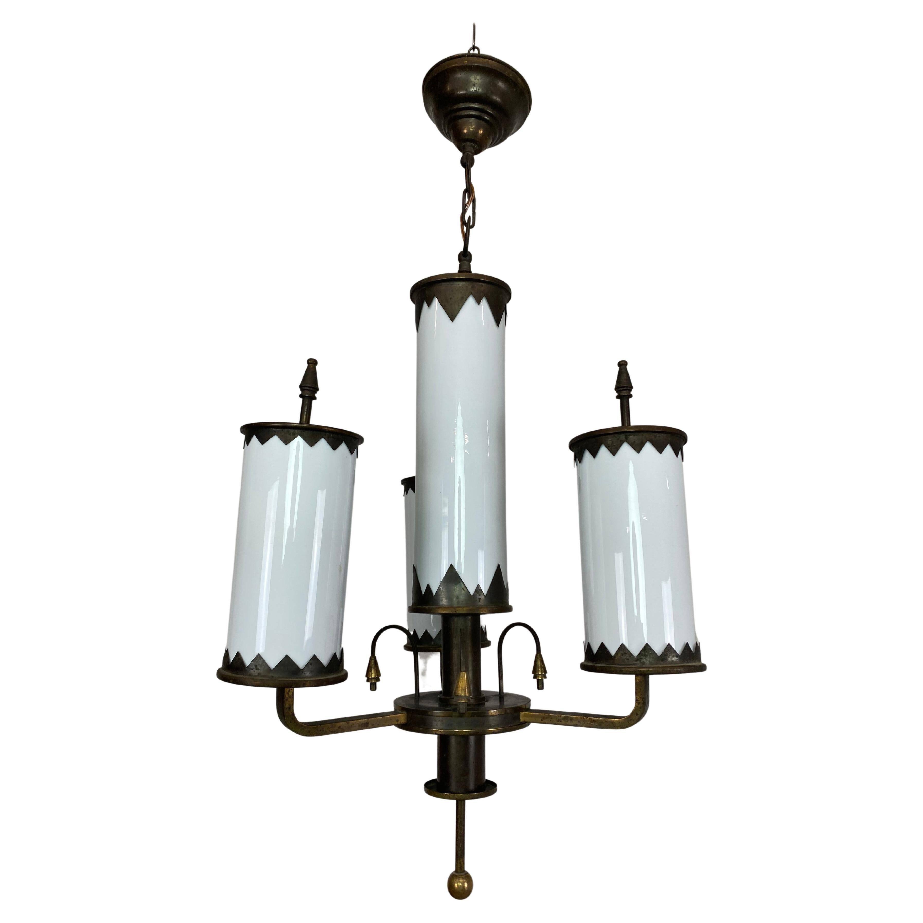 Roundcubist pendant lamp