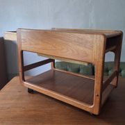 Vildbjerg teak multifunction serving bar cart, Denmark 1960s