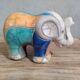 Vintage handcrafted elephant statuette