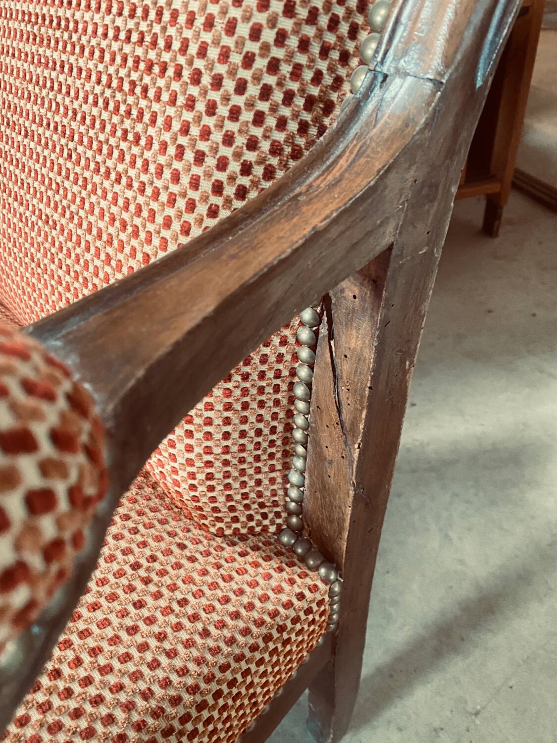 Large Voltaire armchair