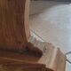 Monastery dining table, farmhouse, solid oak, antique vintage.
