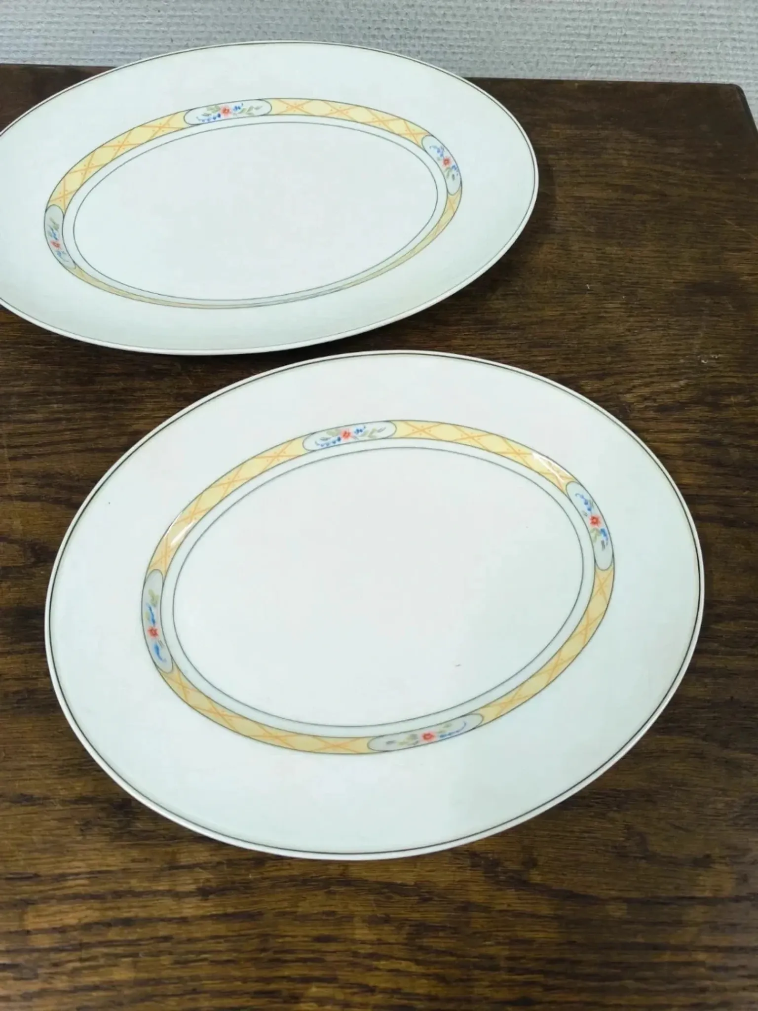 Set of 2 oval dishes Villeroy and Boch Orlando