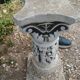 Vintage antique stone Medici garden planters