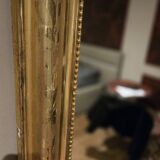 Louis Philippe period mirror in gilded wood