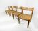 Dining chairs J.H. Møller model 401 in oak with original Danish cord — Denmark, 1970s