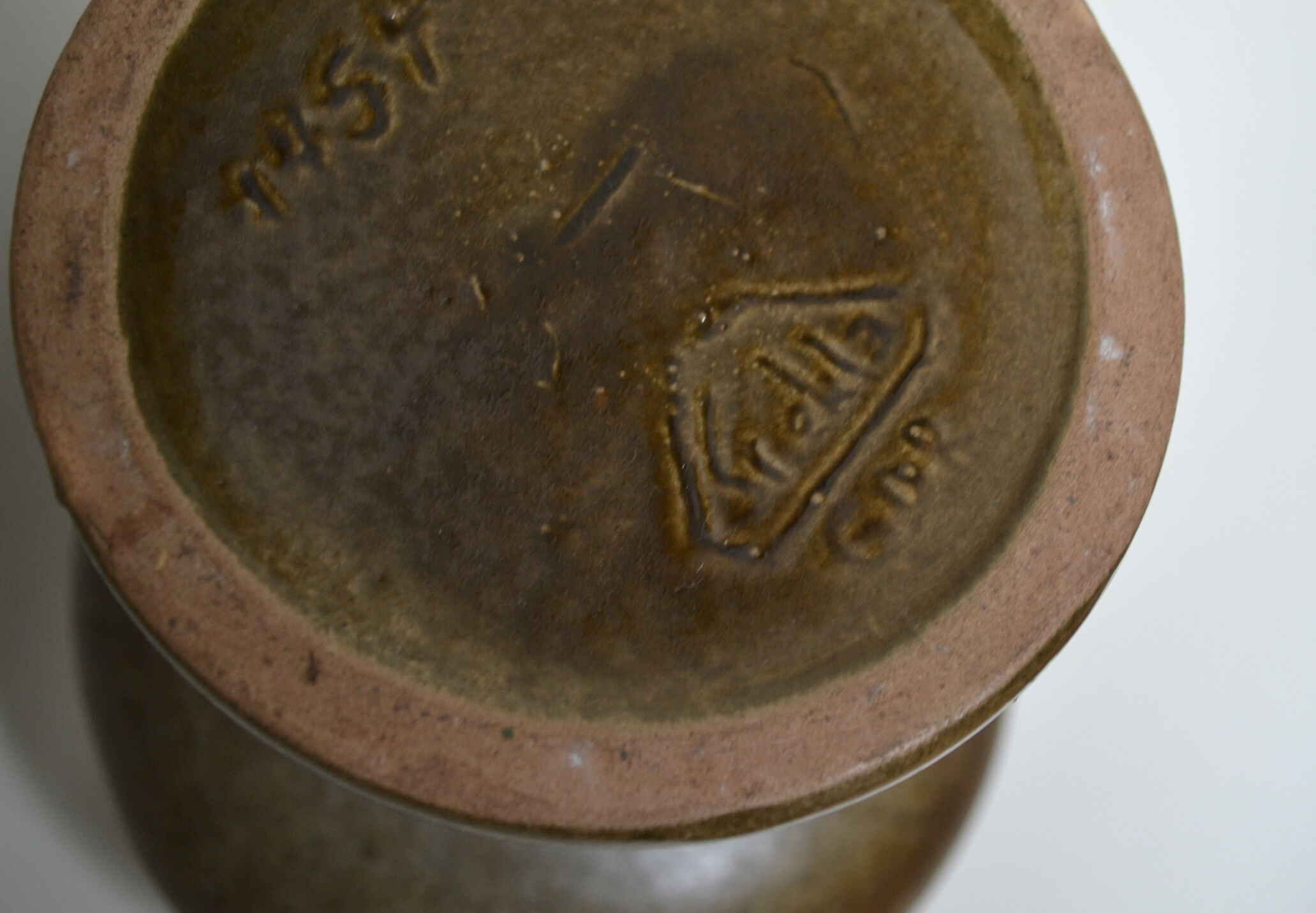 Strehla Keramik Cup - Vintage West Germany Vase
