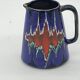 Vintage ceramic pitcher / vase, Vallauris style, signed LEP,