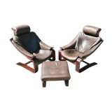 Paire de fauteuils Ake Fribyter pour Nelo 70s