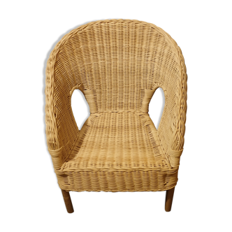 Rattan armchair