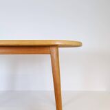 Mid-century pine coffee table by Carl Malmsten, Sweden, 1940s.