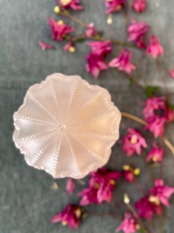 lampe ancienne fleurie