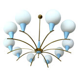 Vintage chandelier italy, 50s