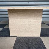 Travertine coffee table