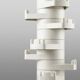 Coat rack space art Benanti and Brunori for Velca