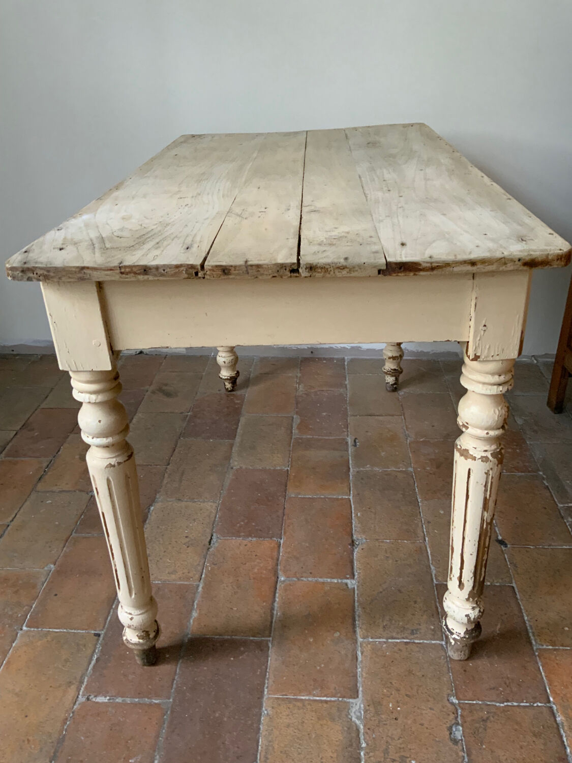 Old wooden table