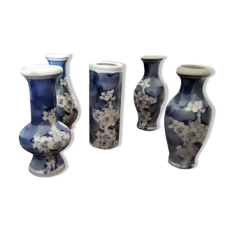Lot de vases décoration style chinois