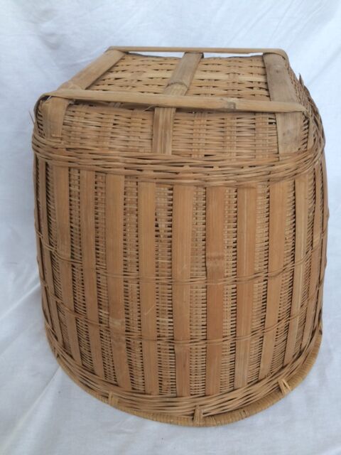 Old rattan basket