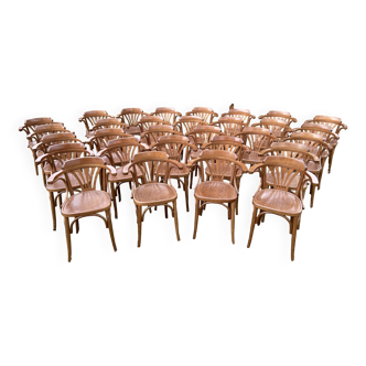 30 chaises de restaurant bistrot café vintage bois courbé